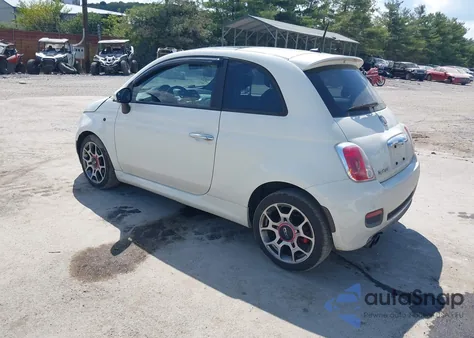 2012 Fiat 500 Sport from USA, damaged, VIN 3C3CFFBR3CT203602